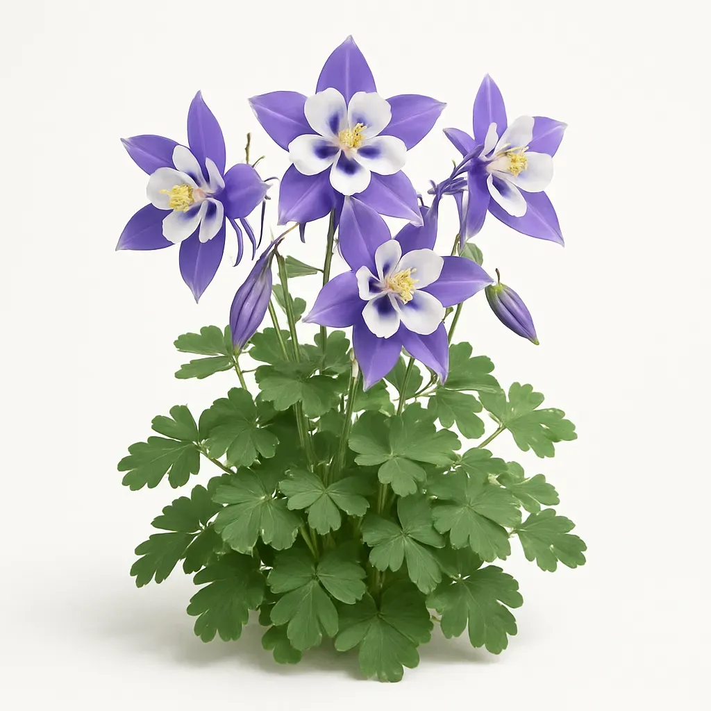 Aquilegia caerulea 'Spring Magic in var.'