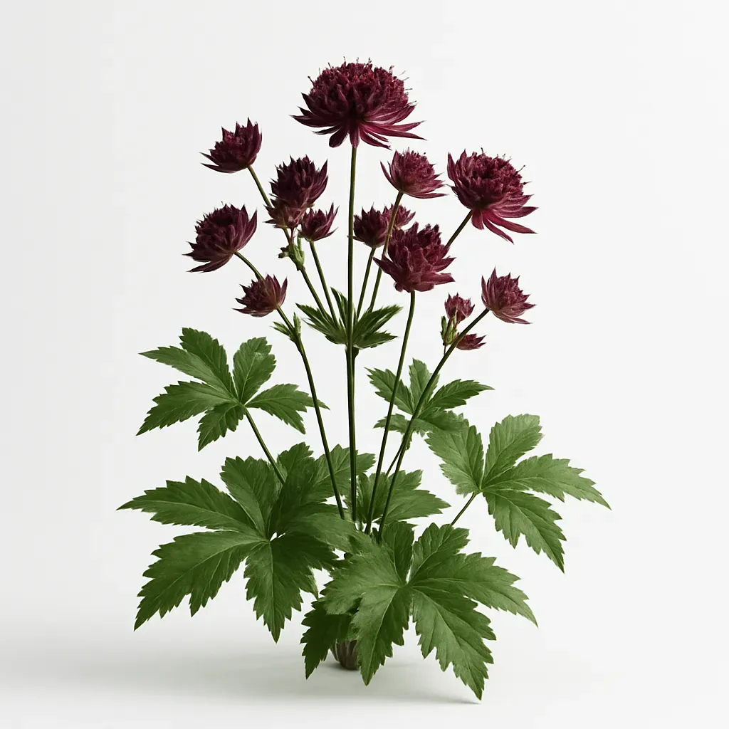 Astrantia major 'Claret'