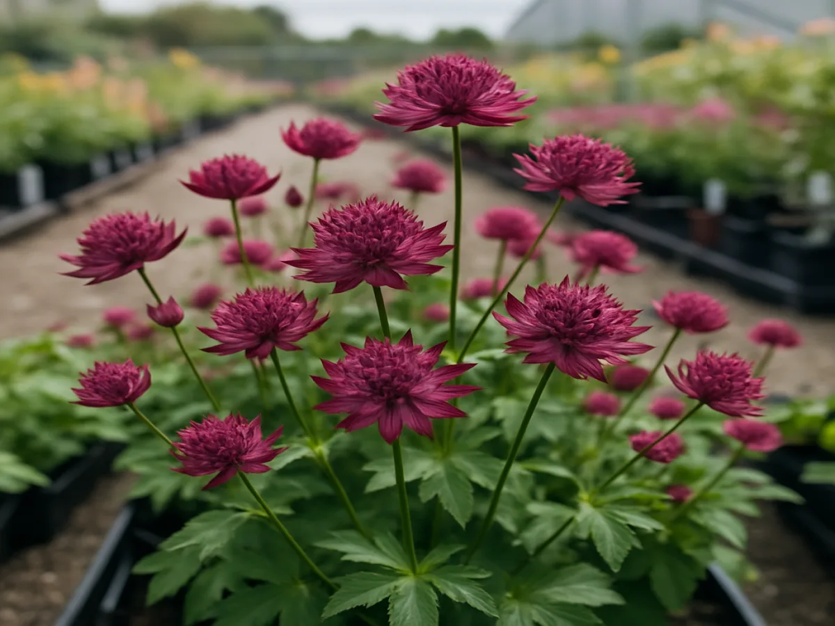Astrantia major 'Star of Passion'