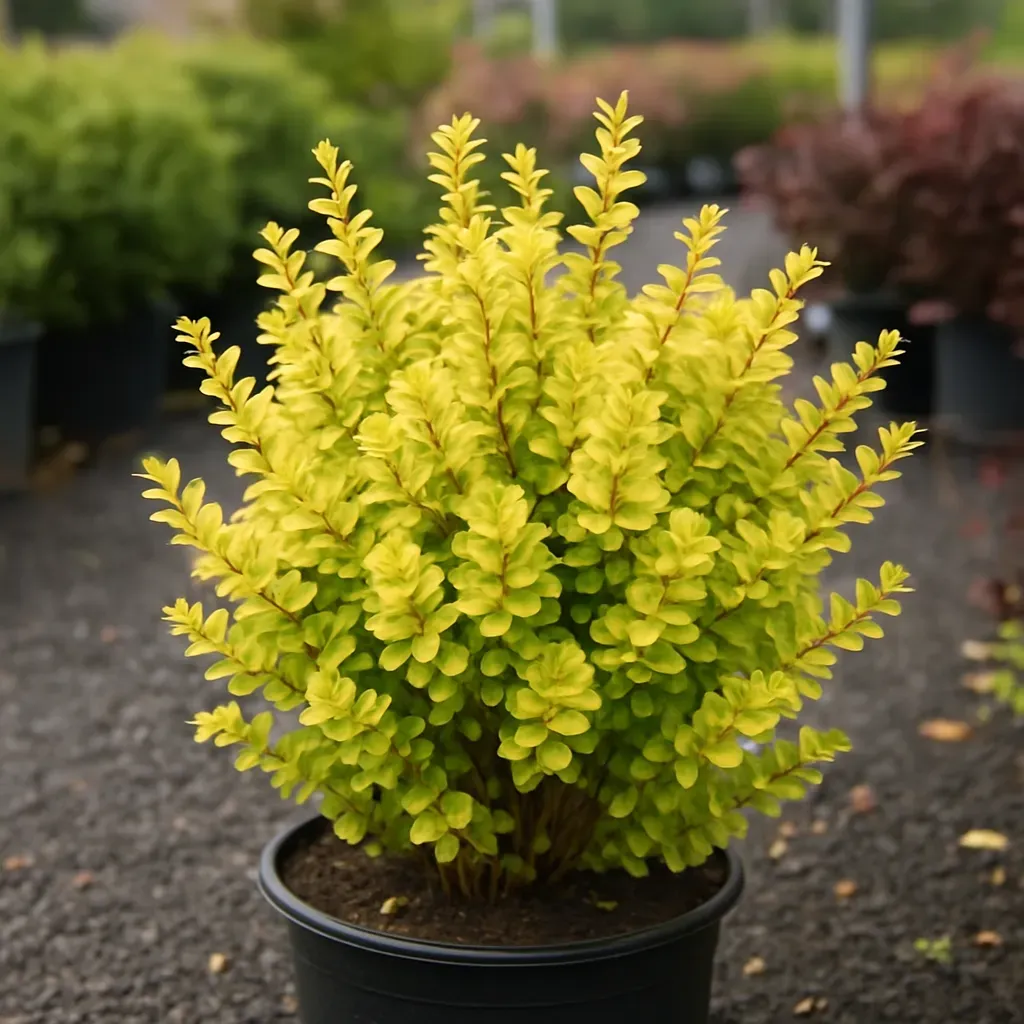Berberis thunbergii 'Golden Ghost'