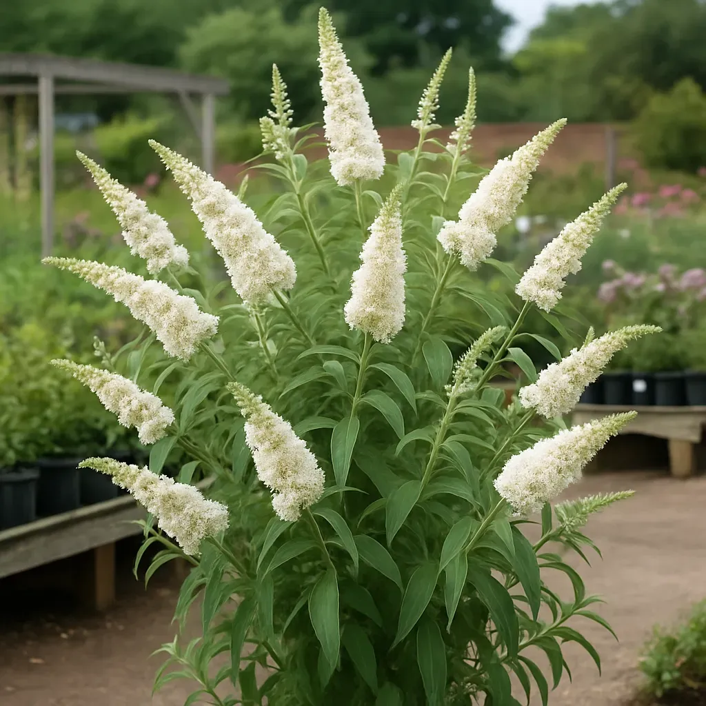 Buddleja davidii 'White Profusion'