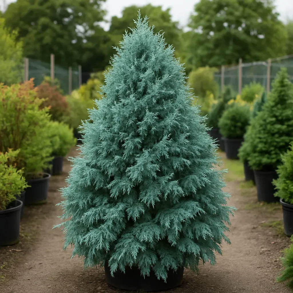 Chamaecyparis pisifera 'Blue Moon'
