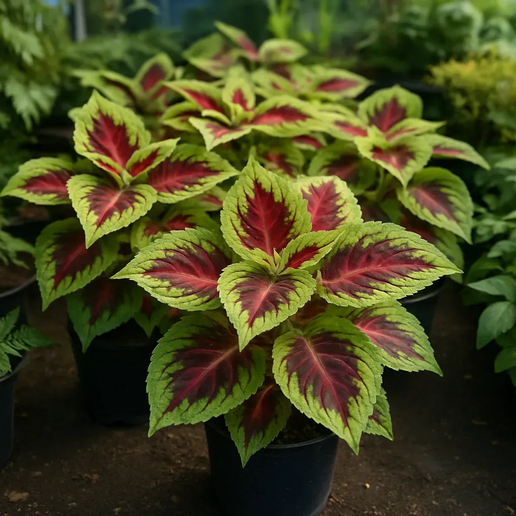 Coleus Kong varieties (Plectranthus)