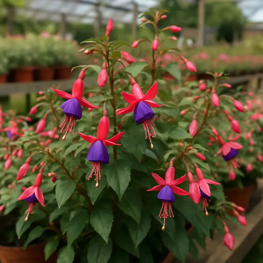 Fuchsia  'Mrs Popple'