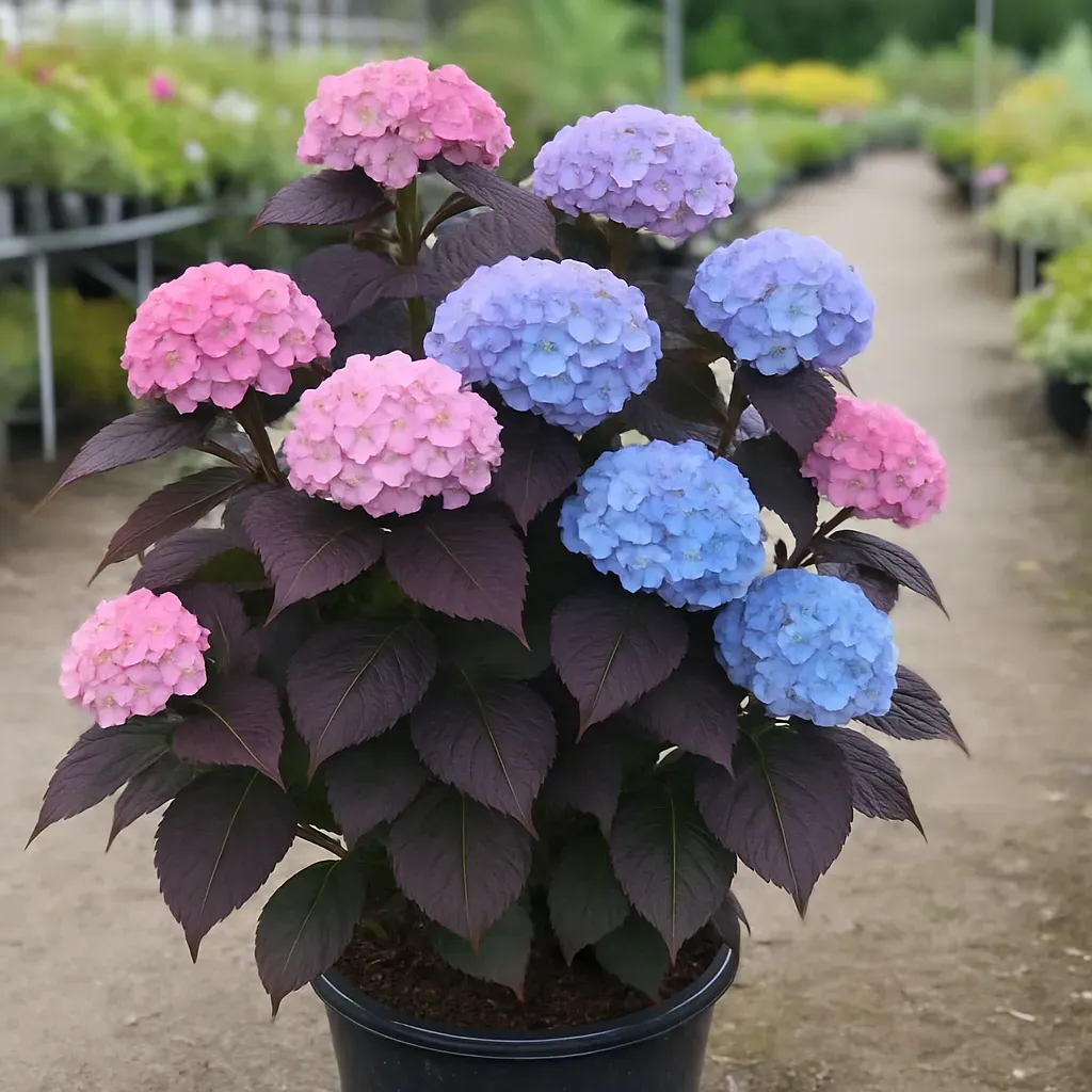 Hydrangea macrophylla 'Eclipse'