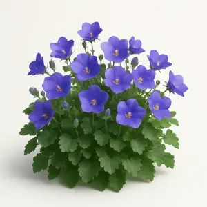 Campanula carpatica 'Dark Blue'