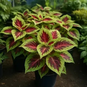 Coleus Kong varieties (Plectranthus)