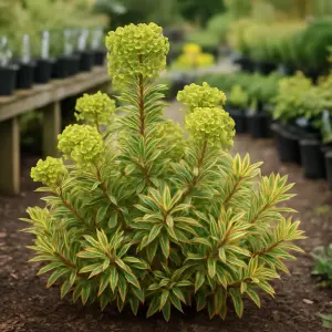 Euphorbia amygdaloides 'Ascot Rainbow'