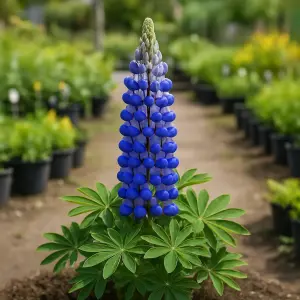 Lupinus  'Gallery Blue'