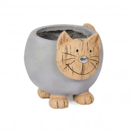 Woodstone Cat Planter