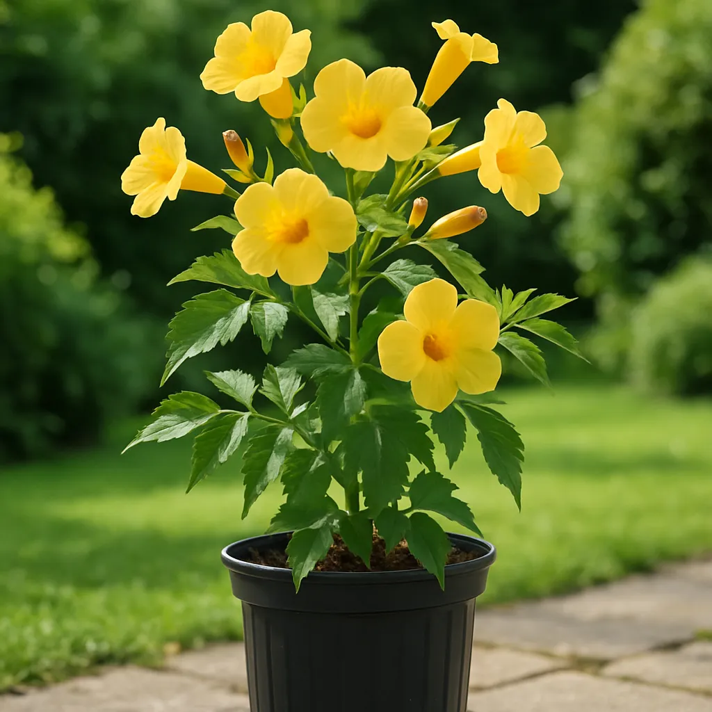 Campsis x tagliabuana 'Golden Trumpet'