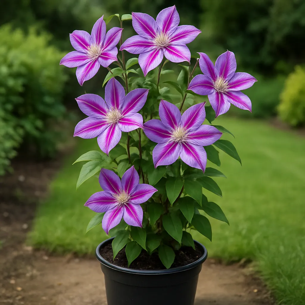 Clematis  'Barbara Jackman'