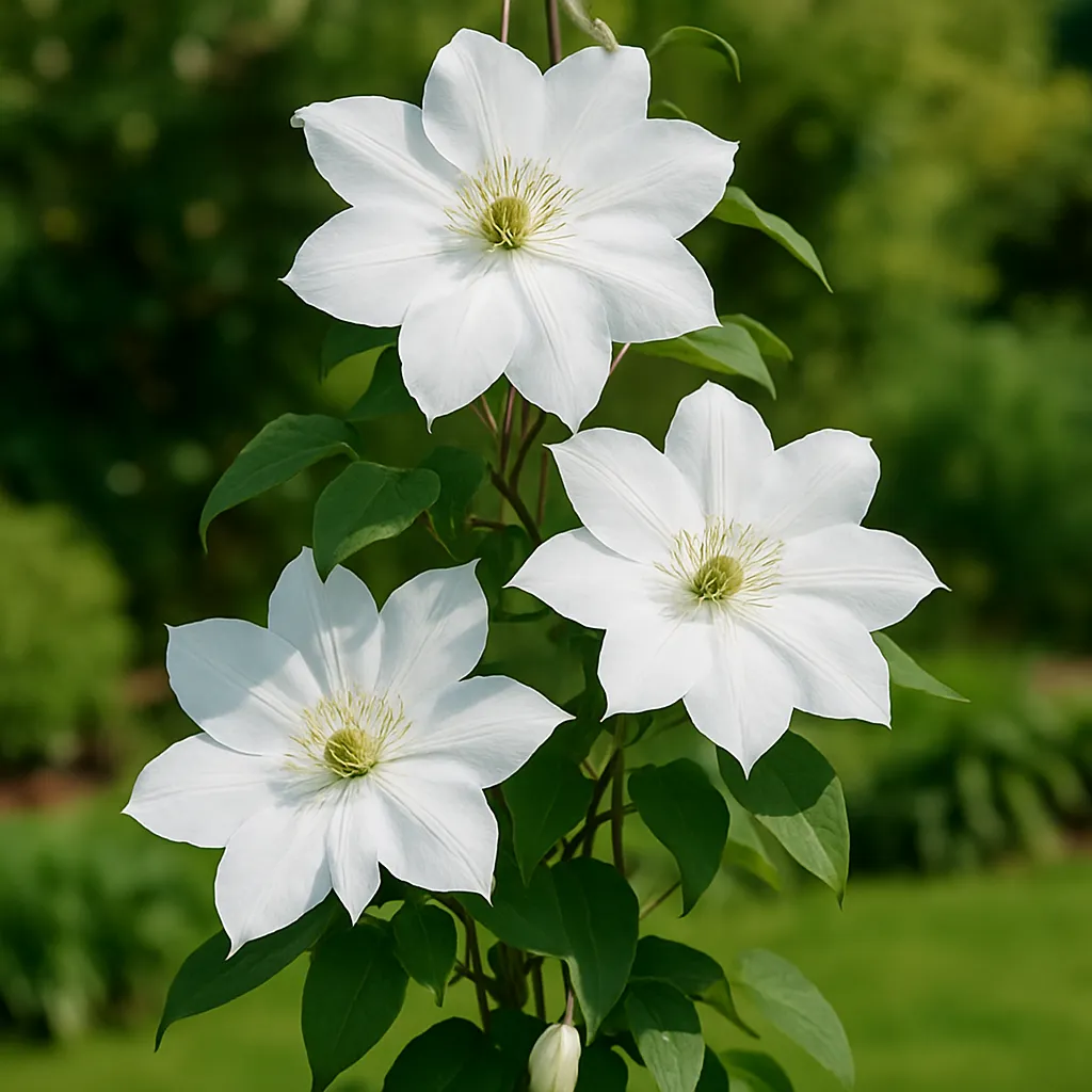 Clematis  'Shirayukihime'