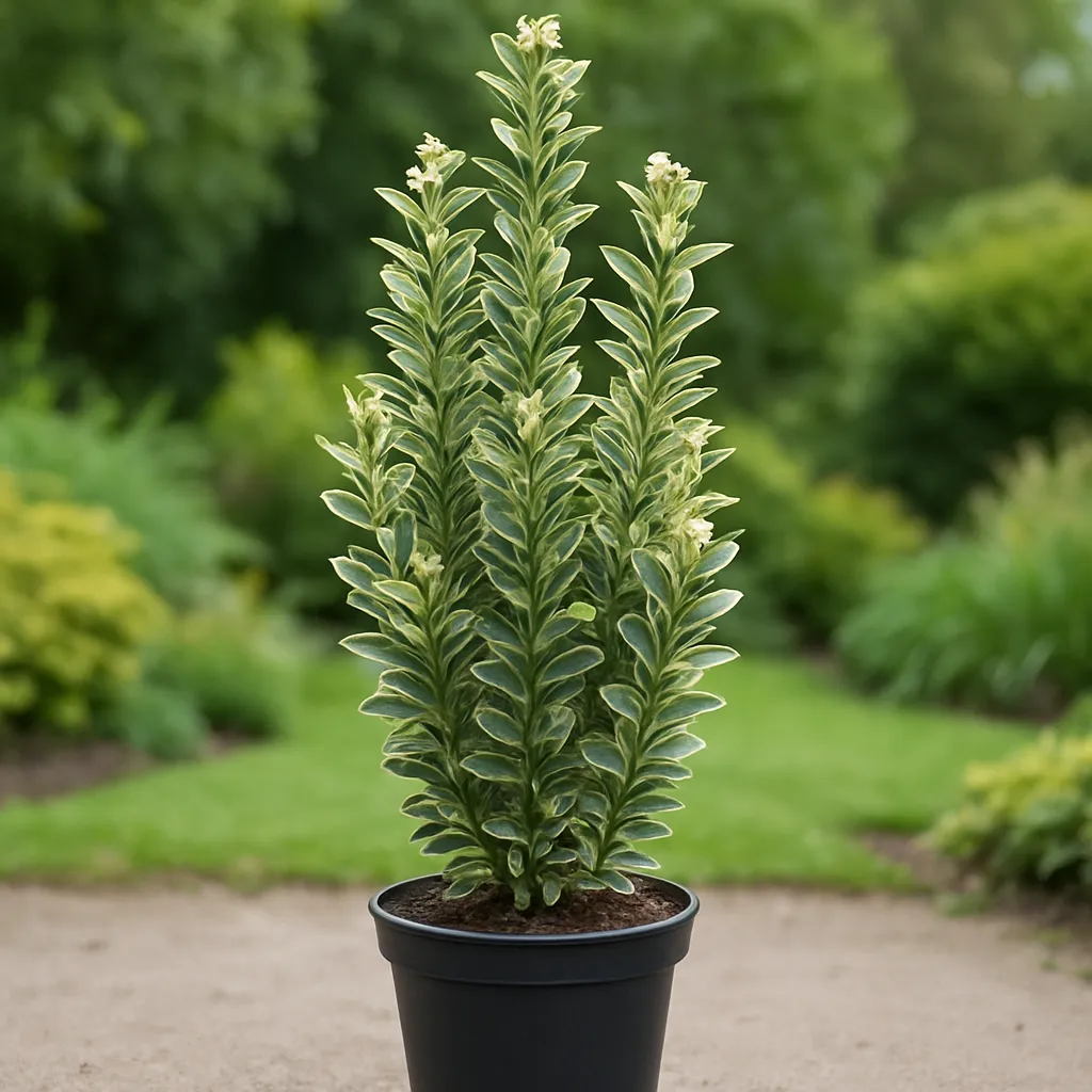 Euonymus japonicus 'White Spire'