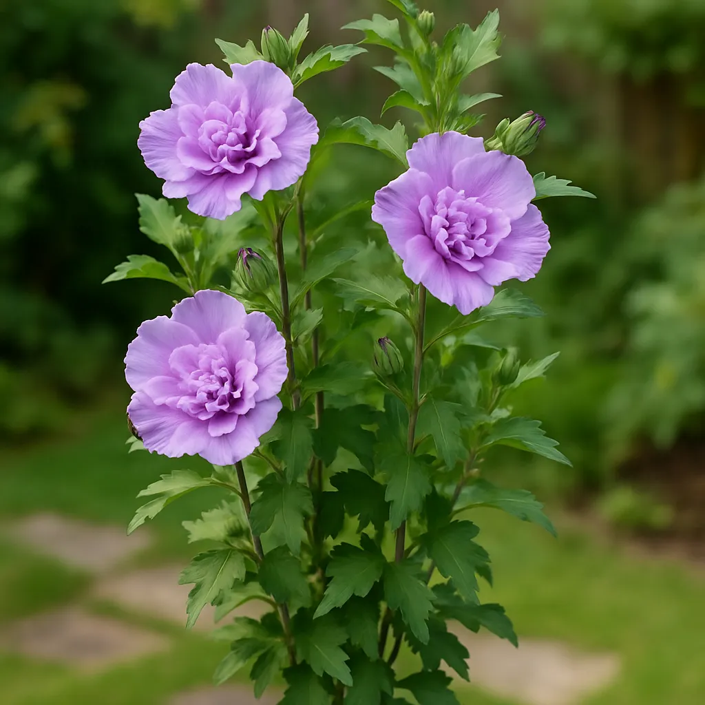 Hibiscus syriacus 'Purple Chiffon'