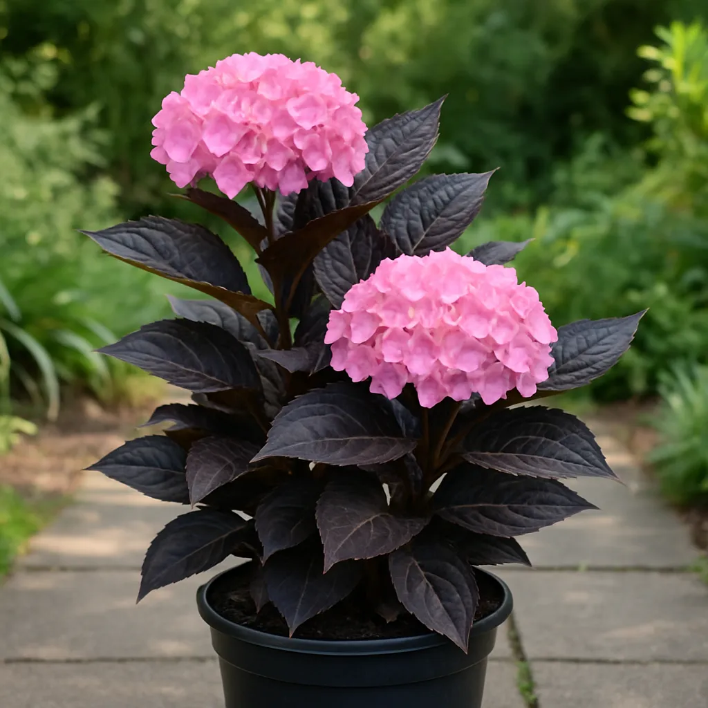 Hydrangea 'Black Diamonds in