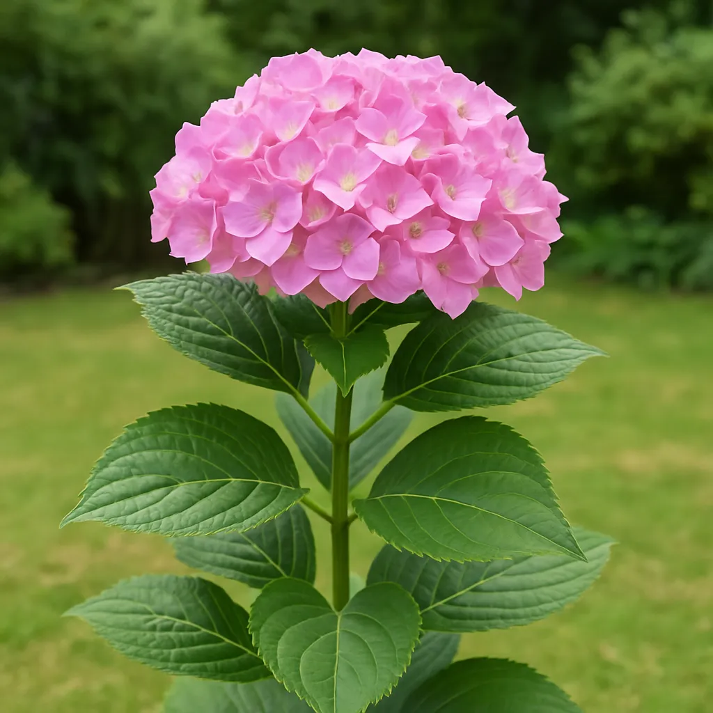 Hydrangea macrophylla 'Miss Yulika''