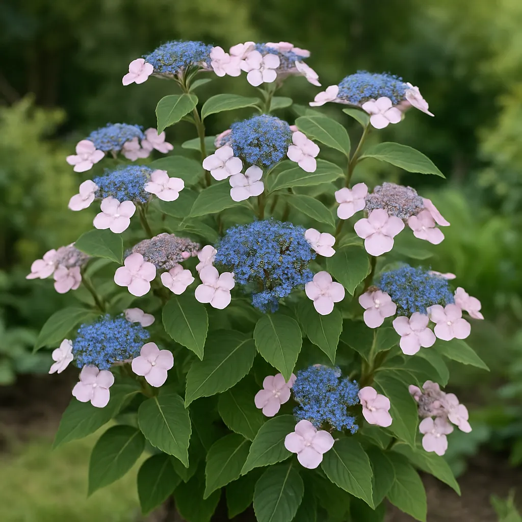 Hydrangea serrata 'Miranda'