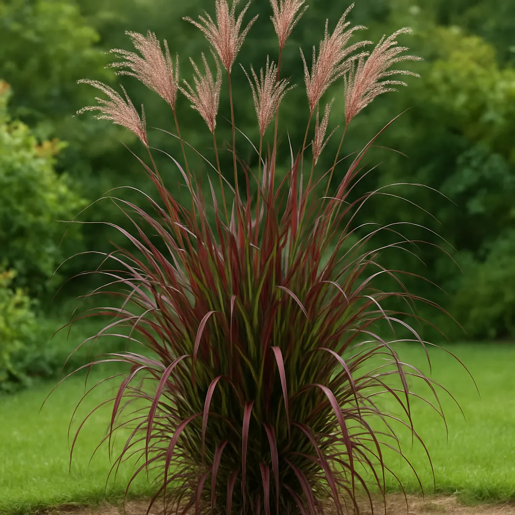 Miscanthus sinensis 'Lady in Red'