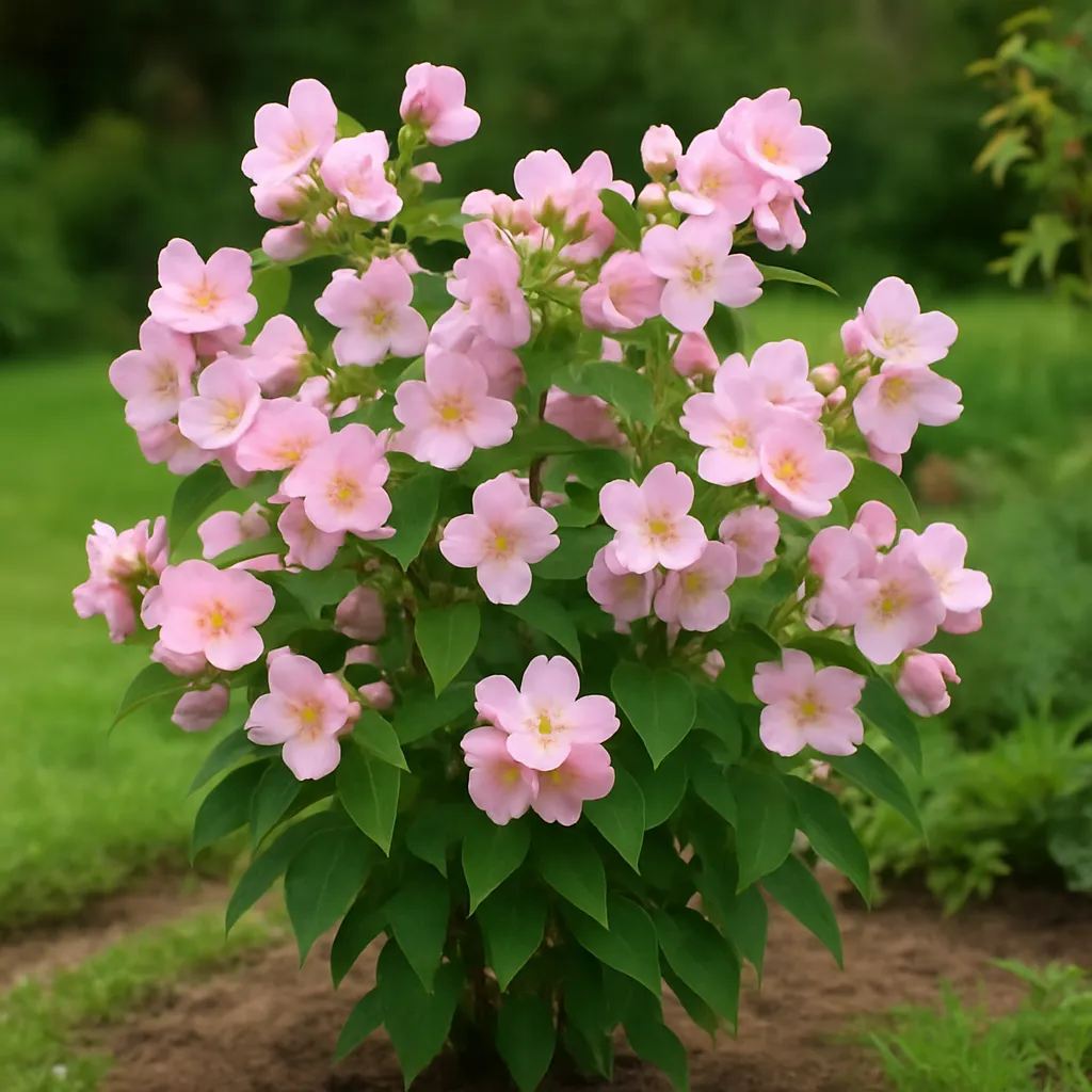 Philadelphus 'Petite Perfume Pink'