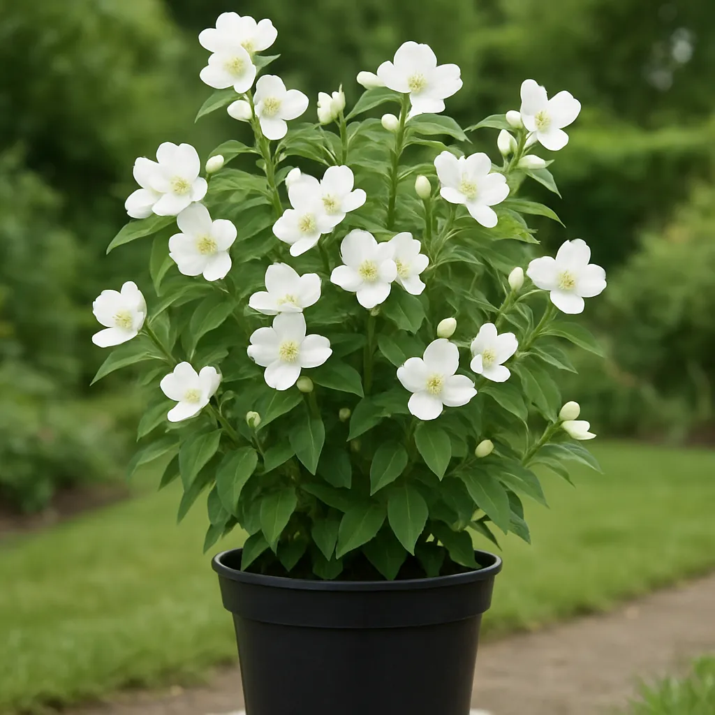 Philadelphus 'Petite Perfume White'