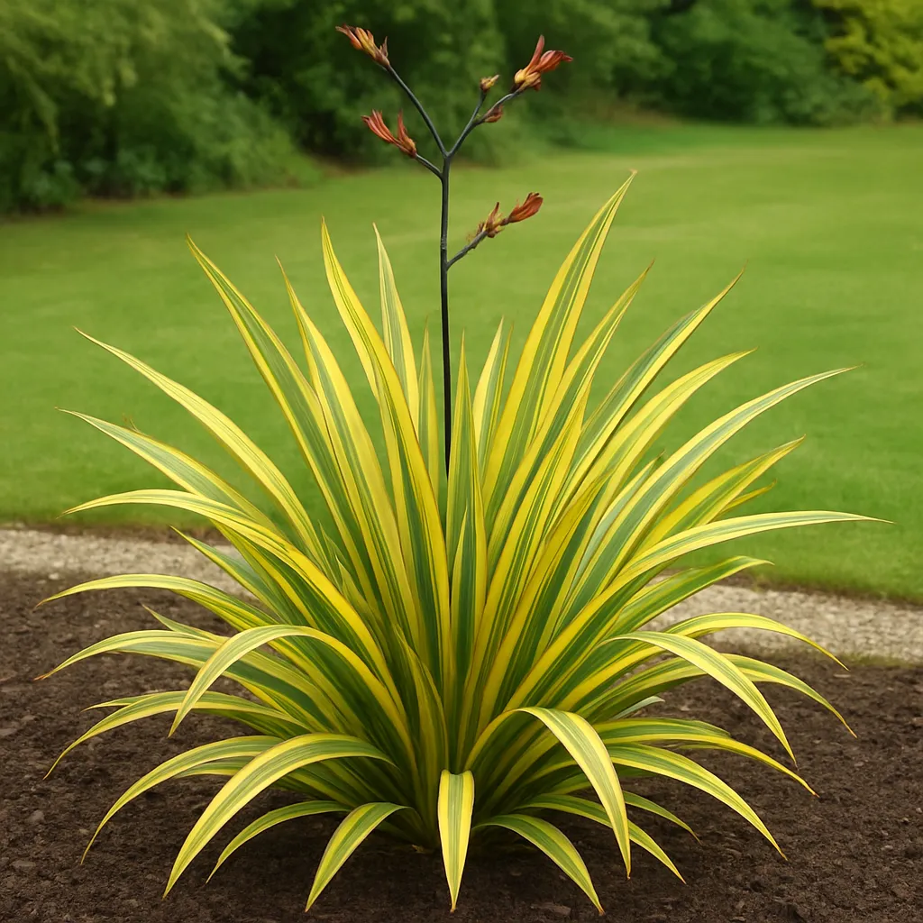 Phormium 'Wings of Gold'