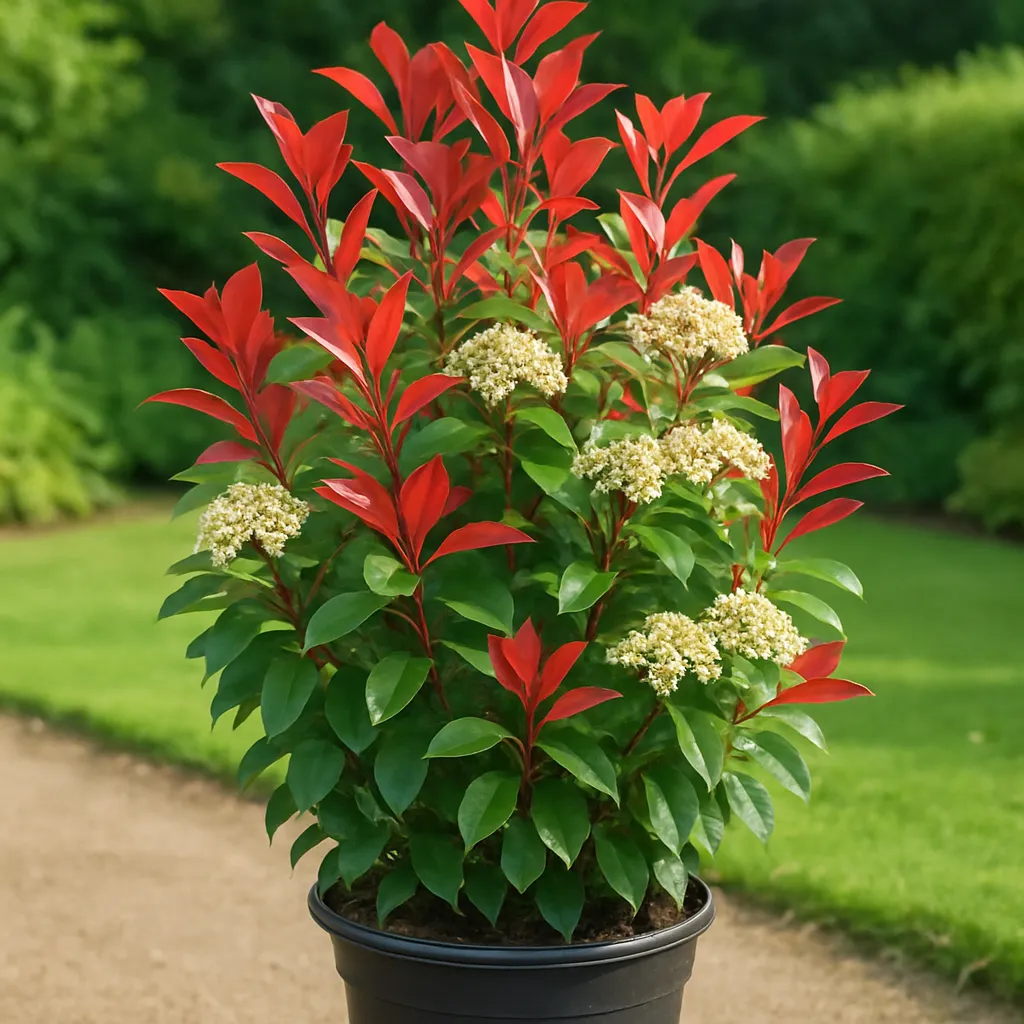 Photinia × fraseri 'Carré Rouge'