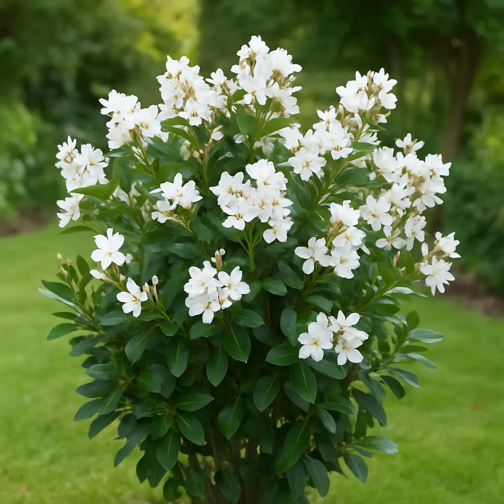 Rhaphiolepis indica ' White Cloud'