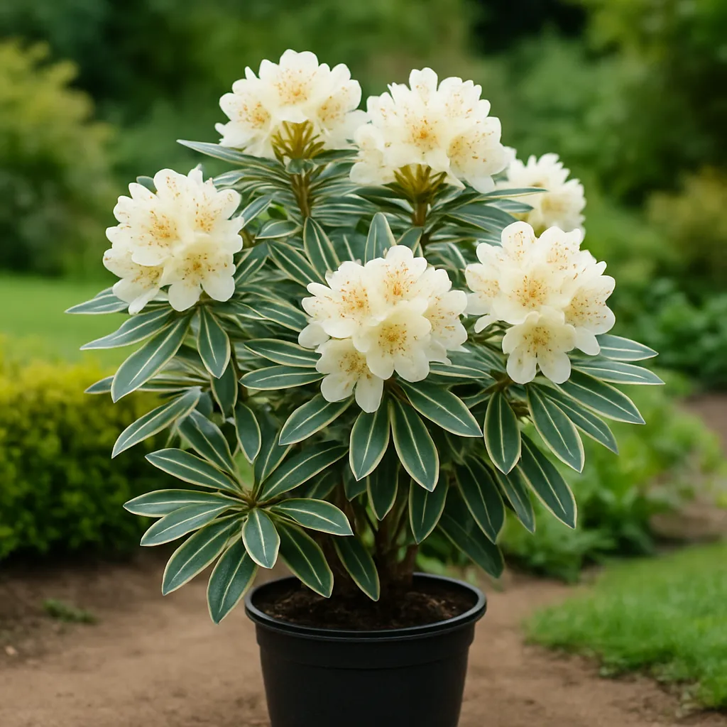 Rhododendron  'Silver Sword'