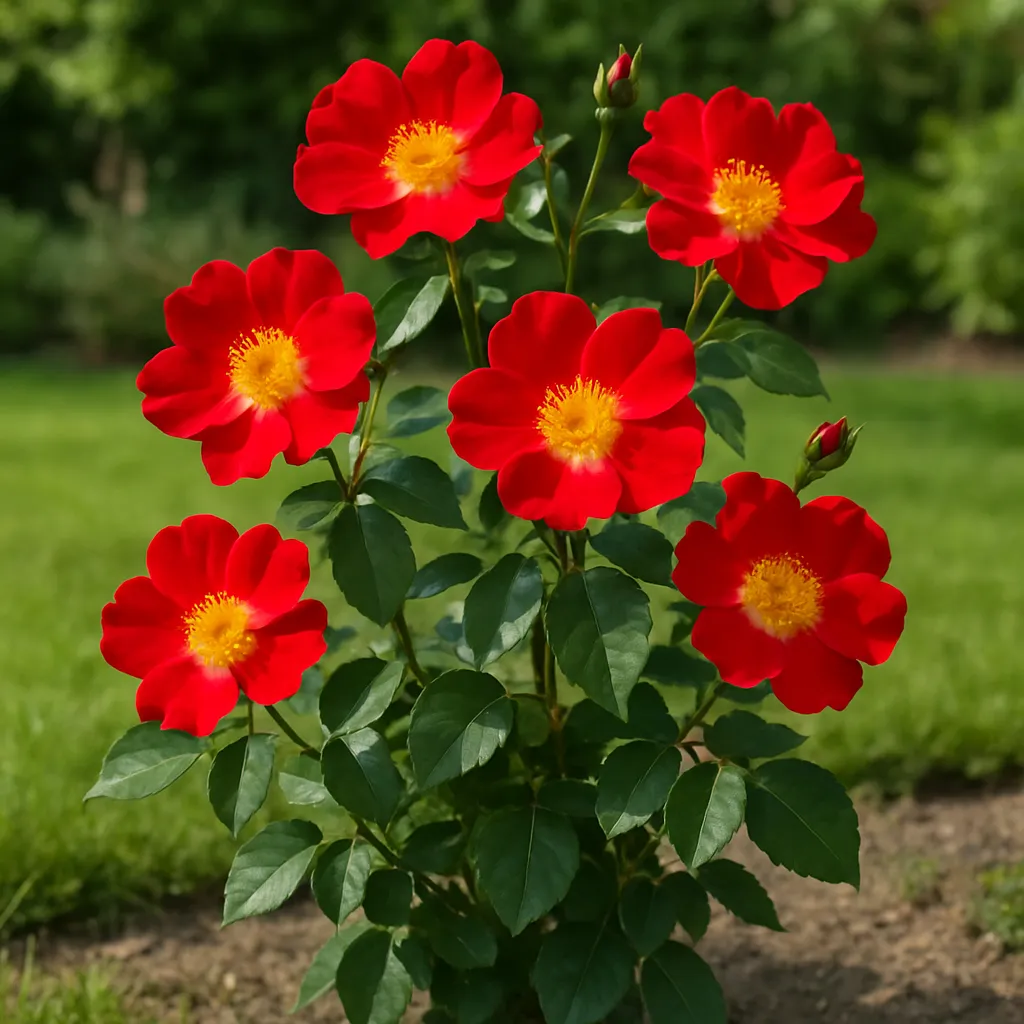 Rose  'Bee's Paradise Rose Red'
