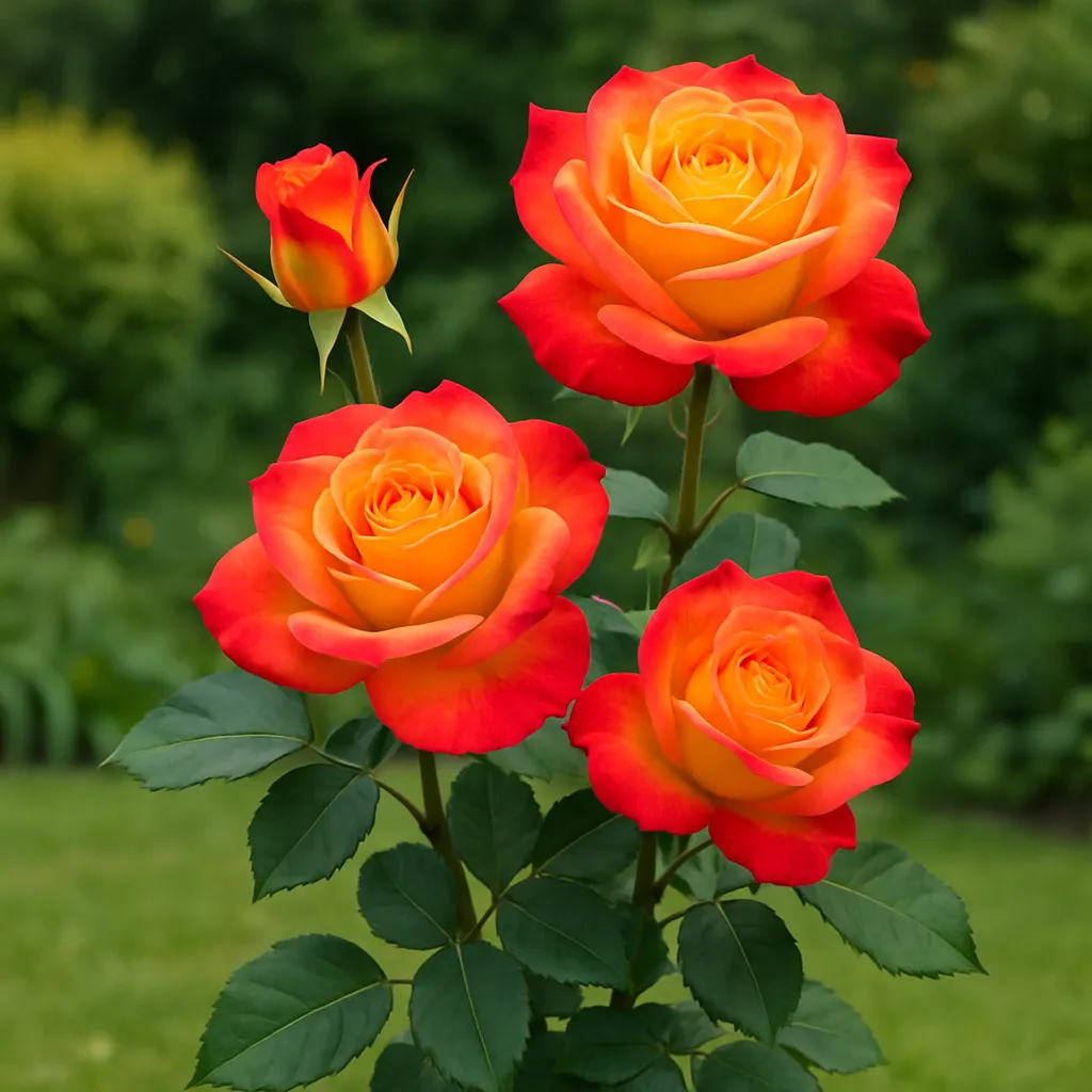 Rose  'Piccadilly'