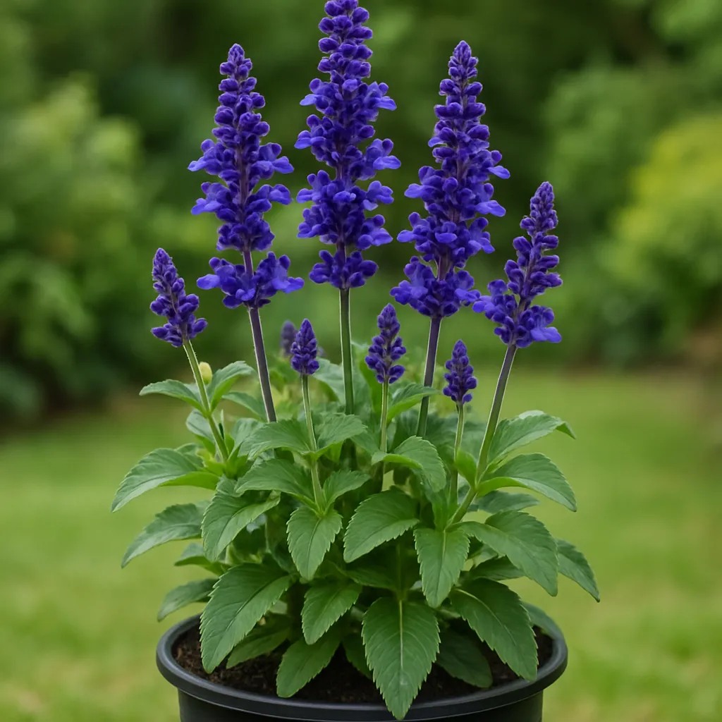 Salvia farinacea 'Sallyfun Deep Ocean'