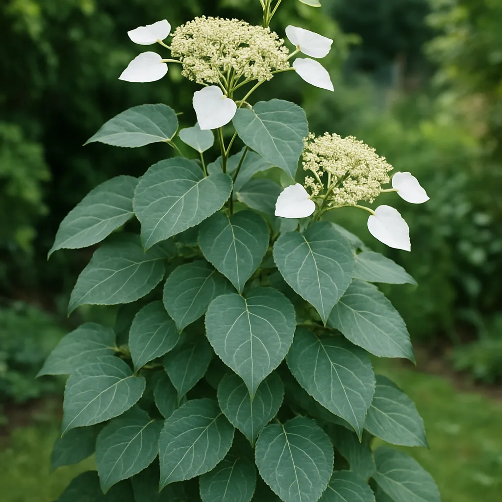 Schizophragma hydrangeoides 'Moonlight'