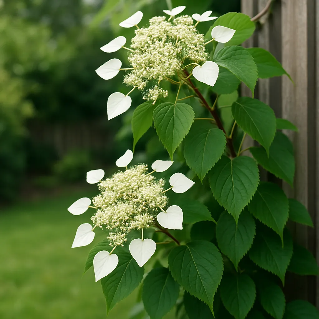 Schizophragma hydrangeoides 'White Wedding'