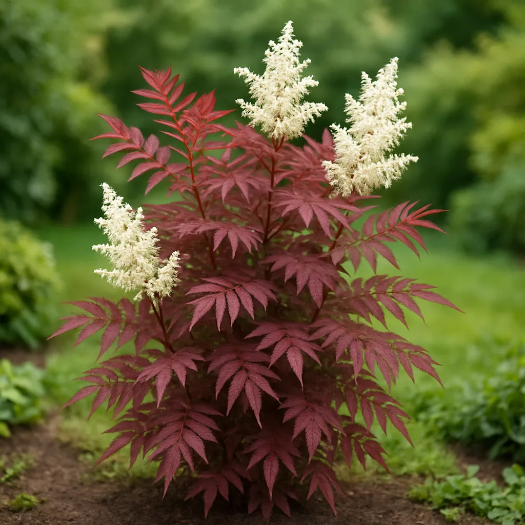 Sorbaria sorbifolia 'Crimson Feathers'