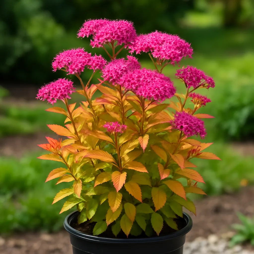 Spiraea japonica 'Double Play Big Bang'