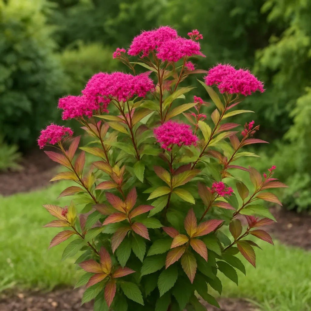 Spiraea japonica 'Double Play Doozie'