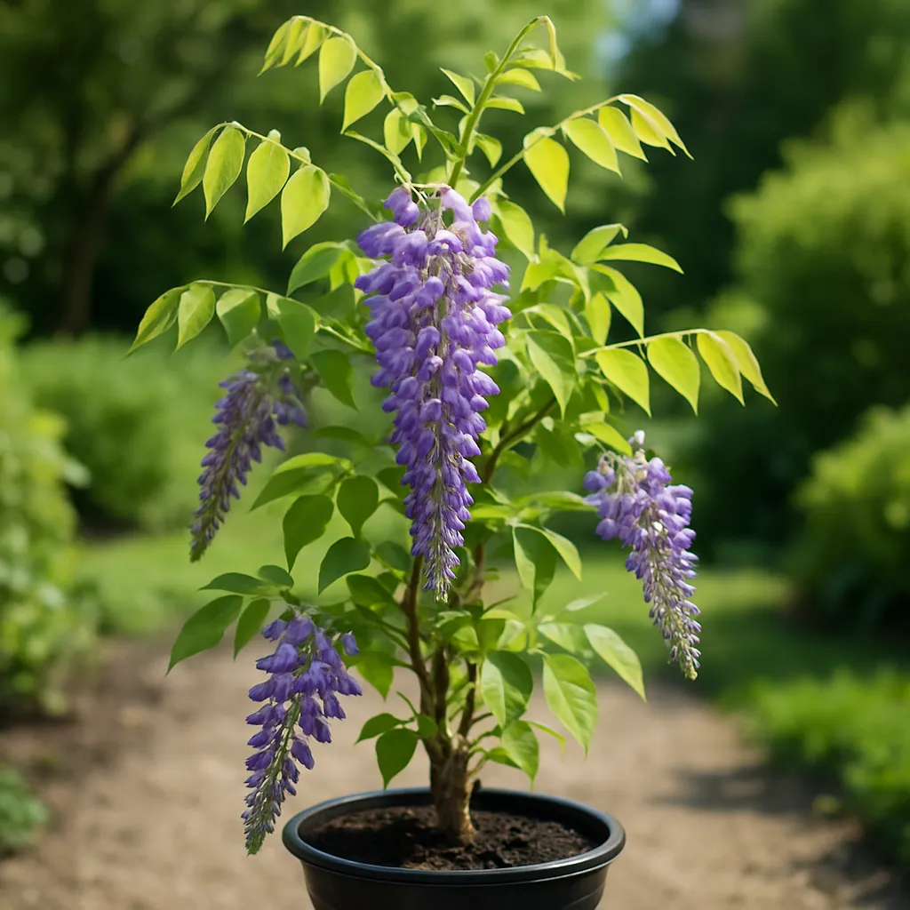Wisteria frutescens 'Amethyst Falls'