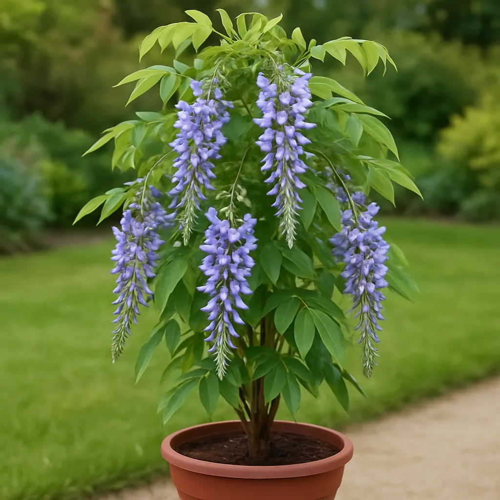 Wisteria frutescens 'Blue Waterfall'